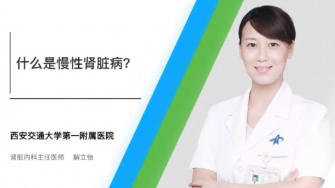 什么是慢性肾脏病 